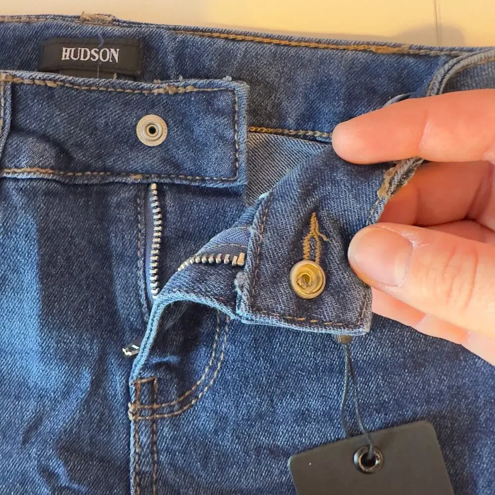 NWT Hudson Kids Girl’s‎ Skinny Jeans In Midnight Size 5 Flap Back Pockets